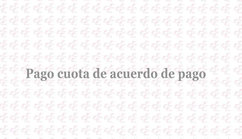 Video 14. Pago de una cuota de acuerdo de pago rol pagador